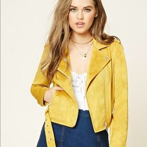 Forever 21 Suede Moto Jacket